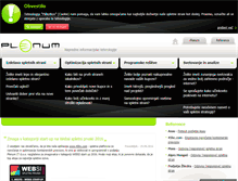 Tablet Screenshot of plenum.si